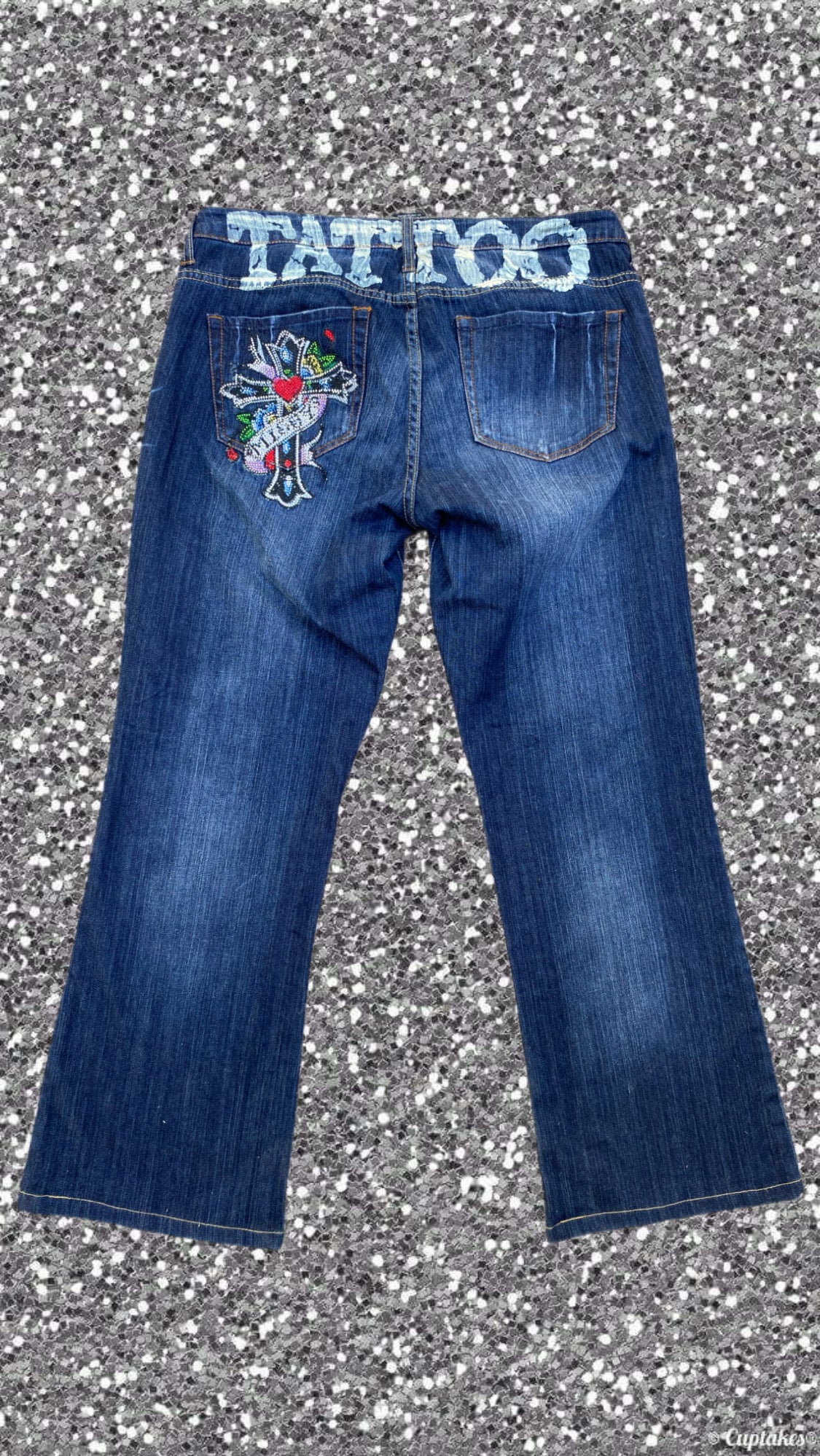 Ed hardy tattoo jeans