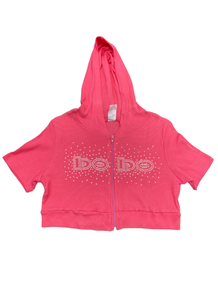 Pink Bebe crop top large