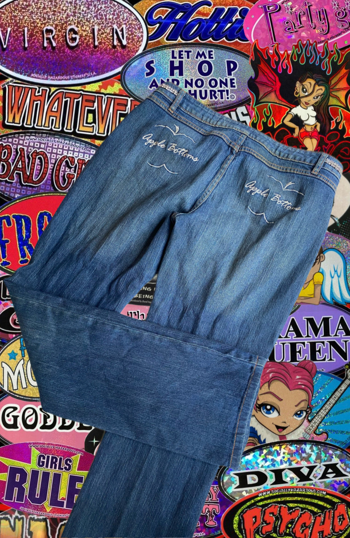 Silver apple bottoms
